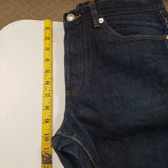 APC Mens Selvedge Denim Jeans Size 31 Dark Wash Capsule Hipster Everyday Casual - Picture 6 of 10
